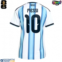 Ženski Nogometni dresi Argentina Lionel Messi #10 Domači SP 2026 Kratek Rokav
